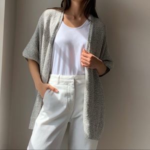 Aritzia gray community cape sweater (s)